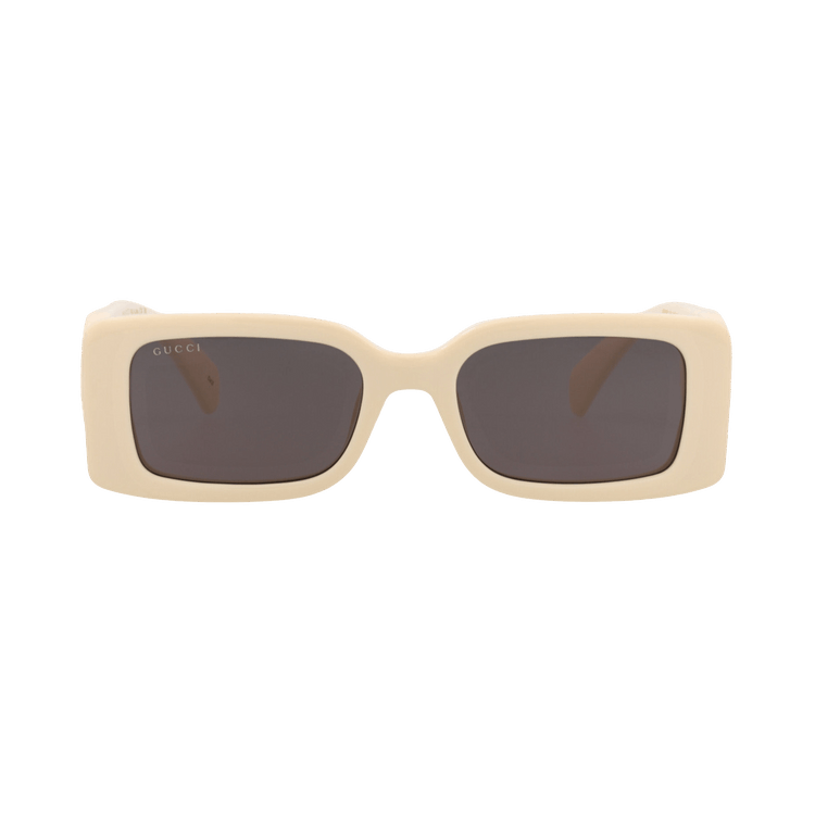 Gucci Square Sunglasses — Cream