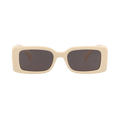 Gucci Square Sunglasses — Cream