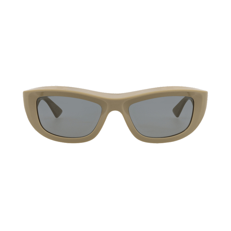 Bottega Veneta Square Sunglasses — Brown