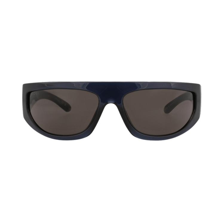 Gucci Shield Sunglasses — Blue