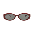 Gucci Round Sunglasses — Red