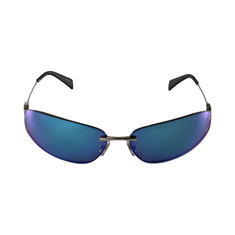 Miu Miu Nocturne Sunglasses — Silver