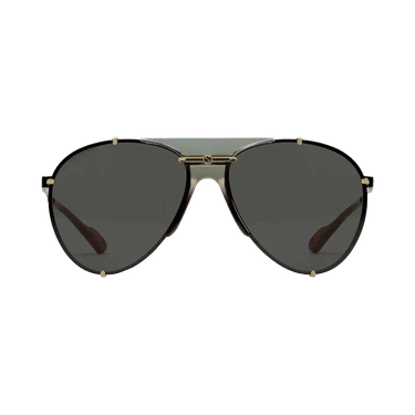 Gucci Aviator Sunglasses — Grey
