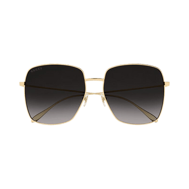 Gucci Square Sunglasses — Gold