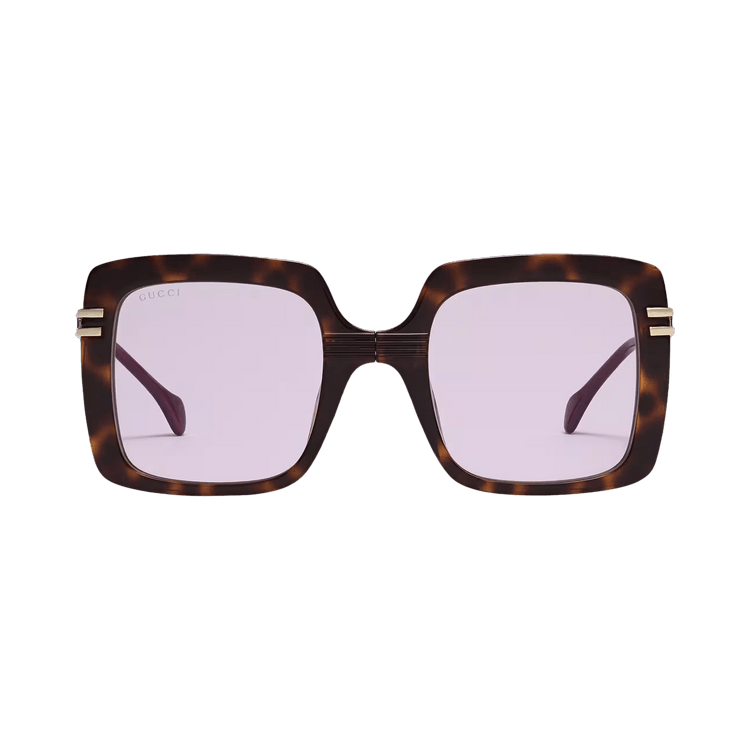 Gucci Square Sunglasses — Brown