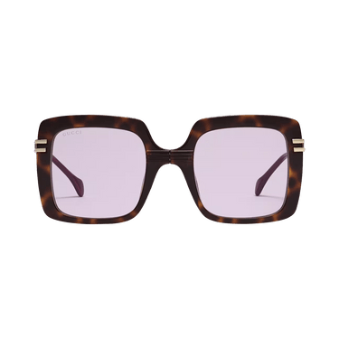 Gucci Square Sunglasses — Brown