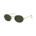 Ray-Ban Oval Metal Sunglasses — Gold