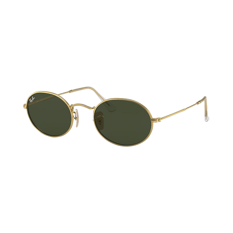 Ray-Ban Oval Metal Sunglasses — Gold