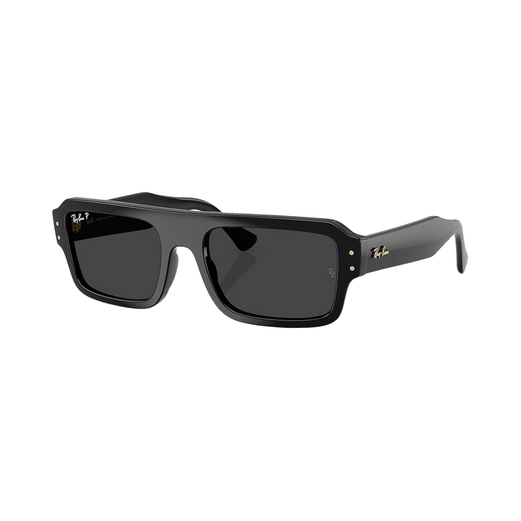 Ray-Ban Lukas Bio-Based Sunglasses — Black