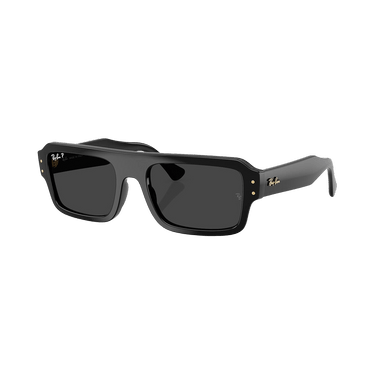 Ray-Ban Lukas Bio-Based Sunglasses — Black
