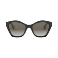 Fendi Lettering Cat Eye Sunglasses — Black