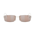 Fendi First Crystal Sunglasses — Gold