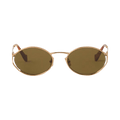 Miu Miu Logo Sunglasses — Green