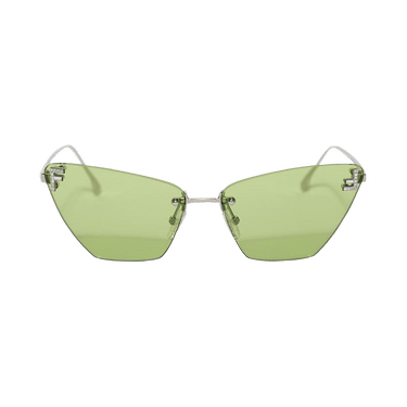 Fendi First Crystal Sunglasses — Silver