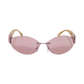 Fendi Baguette Sunglasses — Pink