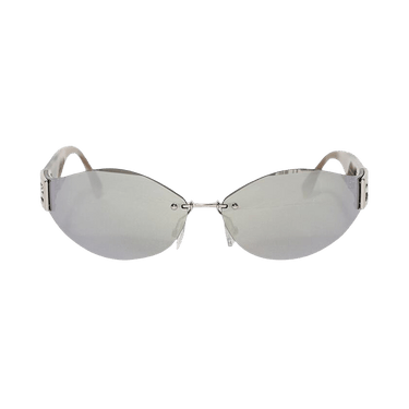 Fendi Baguette Sunglasses — Silver