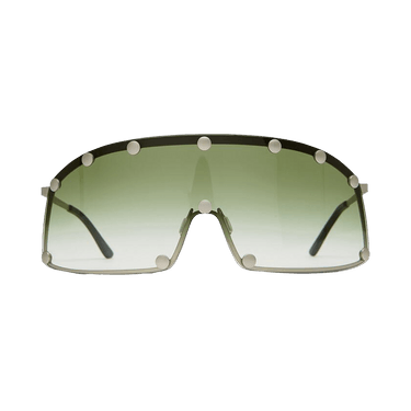 Rick Owens Shielding Sunglasses — Silver