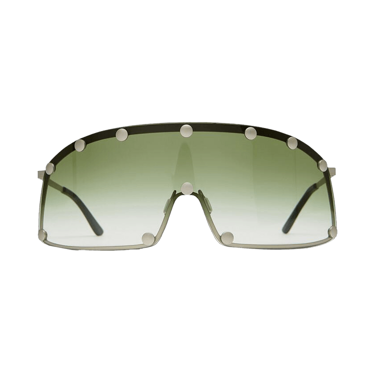 Rick Owens Shielding Sunglasses — Silver