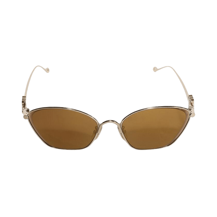 Loewe Anagram Sunglasses — Gold