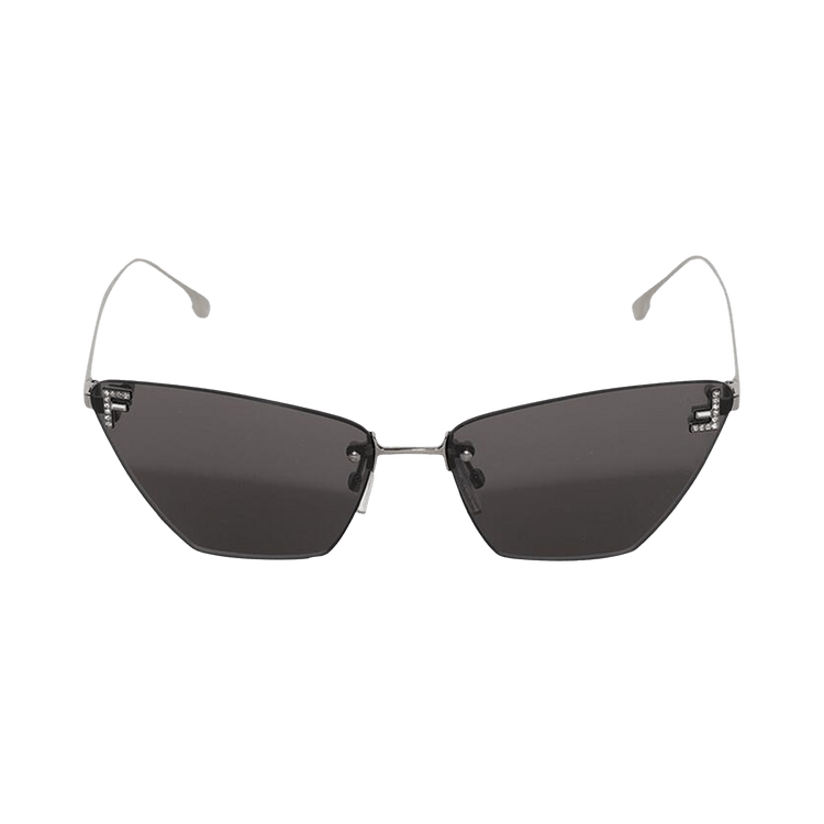 Fendi Crystal Sunglasses — Silver