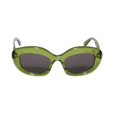 Loewe Curvy Sunglasses — Green