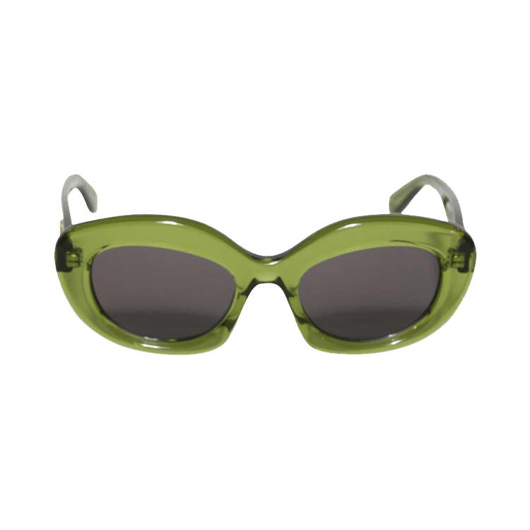 Loewe Curvy Sunglasses — Green