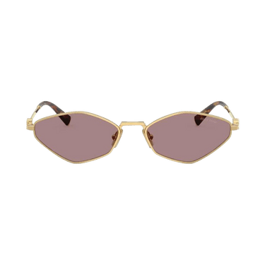Miu Miu Logo Sunglasses — Pink