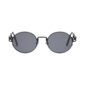 Jean Paul Gaultier Double Ressort 'The 56-6106' Sunglasses — Black
