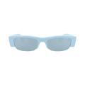 Alexander McQueen Square-Frame Recycled Acetate Sunglasses — Multi-Color