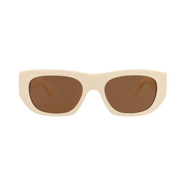 Alexander McQueen Square-Frame Recycled Acetate Sunglasses — Multi-Color