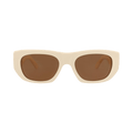 Alexander McQueen Square-Frame Recycled Acetate Sunglasses — Multi-Color
