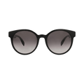 Alexander McQueen Round-Frame Acetate Sunglasses — Black