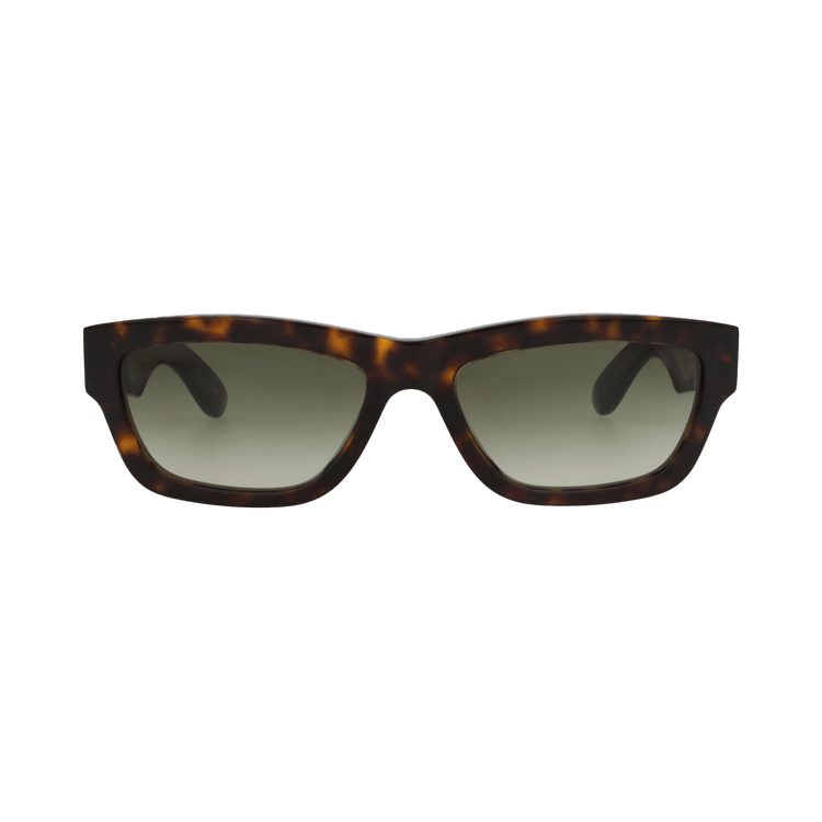 Alexander McQueen Square-Frame Recycled Acetate Sunglasses — Multi-Color