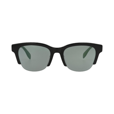 Alexander McQueen Square-Frame Recycled Acetate Sunglasses — Multi-Color