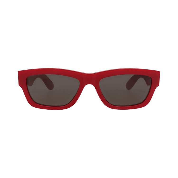 Alexander McQueen Square-Frame Recycled Acetate Sunglasses — Multi-Color