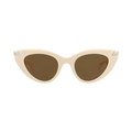Alexander McQueen Cat Eye-Frame Recycled Acetate Sunglasses — Multi-Color