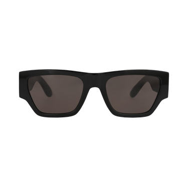 Alexander McQueen Square-Frame Recycled Acetate Sunglasses — Multi-Color