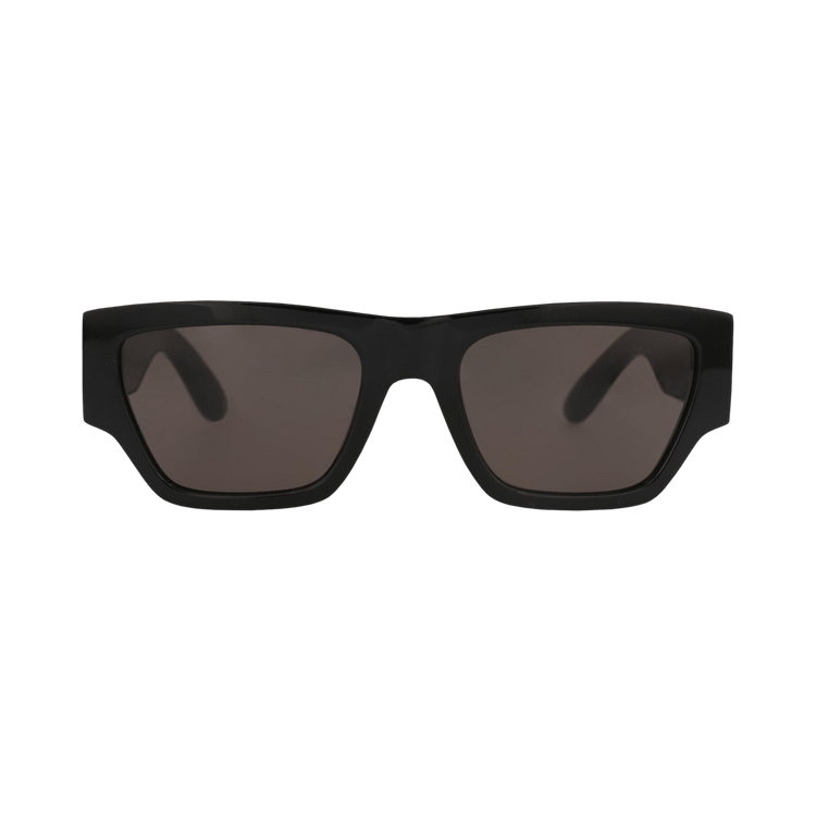 Alexander McQueen Square-Frame Recycled Acetate Sunglasses — Multi-Color