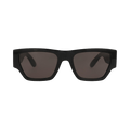 Alexander McQueen Square-Frame Recycled Acetate Sunglasses — Multi-Color