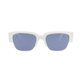 Alexander McQueen Square-Frame Recycled Acetate Sunglasses — Multi-Color
