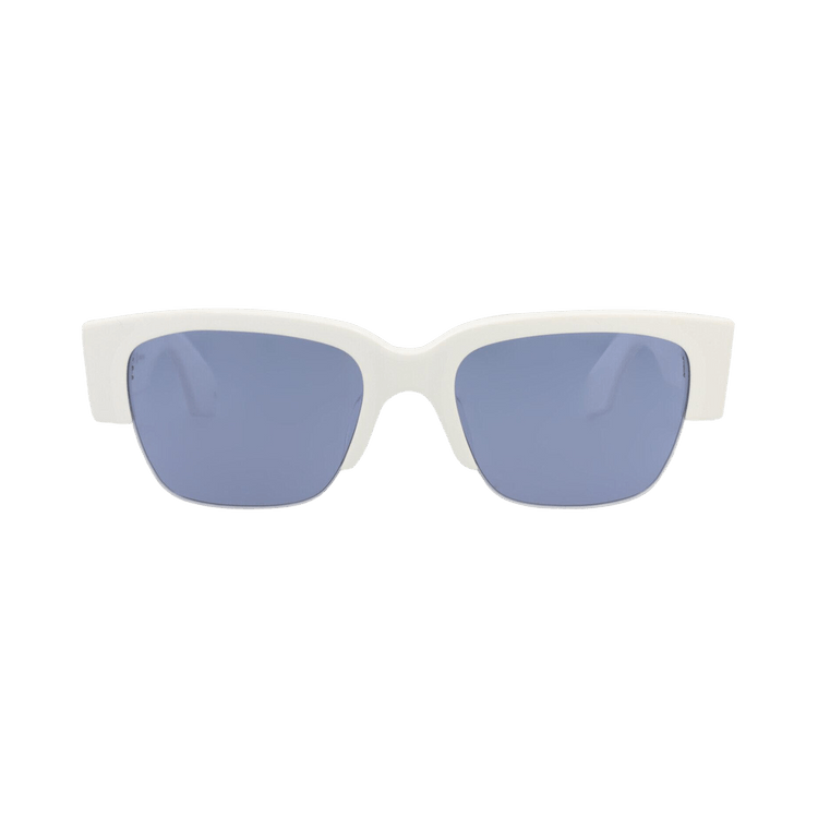 Alexander McQueen Square-Frame Recycled Acetate Sunglasses — Multi-Color