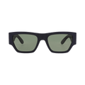 Alexander McQueen Square-Frame Recycled Acetate Sunglasses — Multi-Color