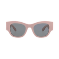 Alexander McQueen Square-Frame Recycled Acetate Sunglasses — Multi-Color
