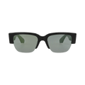 Alexander McQueen Square-Frame Recycled Acetate Sunglasses — Multi-Color