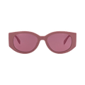 Alexander McQueen Round-Frame Recycled Acetate Sunglasses — Multi-Color