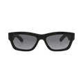 Alexander McQueen Square-Frame Recycled Acetate Sunglasses — Multi-Color