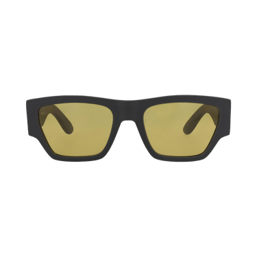 Alexander McQueen Square-Frame Recycled Acetate Sunglasses — Multi-Color