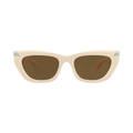 Alexander McQueen Cat Eye-Frame Recycled Acetate Sunglasses — Multi-Color