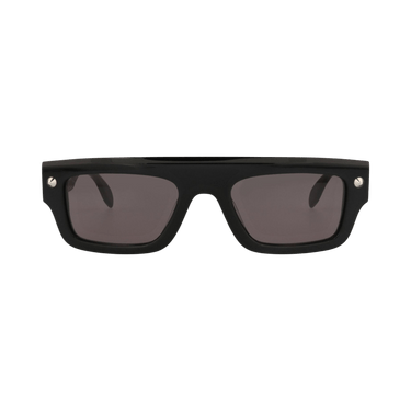 Alexander McQueen Square-Frame Recycled Acetate Sunglasses — Multi-Color