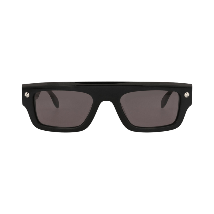 Alexander McQueen Square-Frame Recycled Acetate Sunglasses — Multi-Color